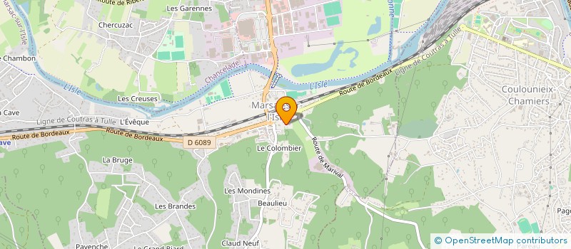 localisation de l'entreprise MONSIEUR JEAN-JACQUES GIE  MARSAC-SUR-L'ISLE