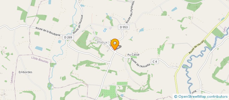 localisation de l'entreprise MONSIEUR JEAN-JACQUES GIORDANO  PLIEUX