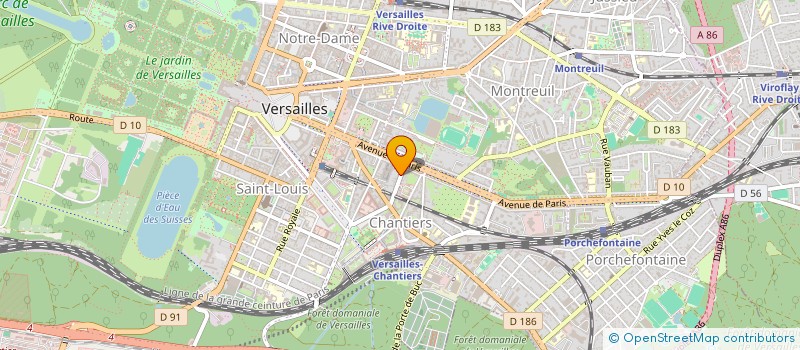 localisation de l'entreprise MONSIEUR JEAN-JACQUES GIRARD à VERSAILLES