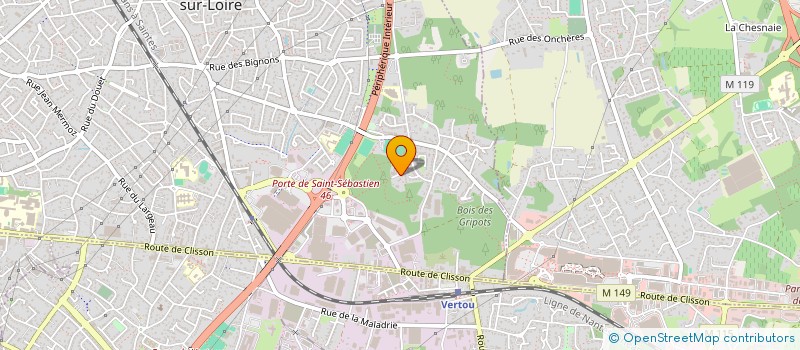 localisation de l'entreprise MONSIEUR JEAN-JACQUES GLEVAREC  SAINT-SEBASTIEN-SUR-LOIRE