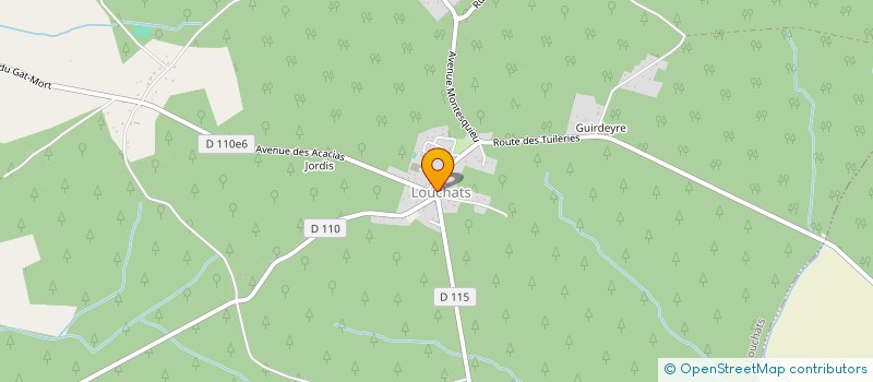 localisation de l'entreprise MONSIEUR JEAN-JACQUES GONZALEZ-CHAMORRO  LOUCHATS