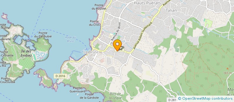 localisation de l'entreprise MONSIEUR JEAN JACQUES GOUJON à SIX-FOURS-LES-PLAGES