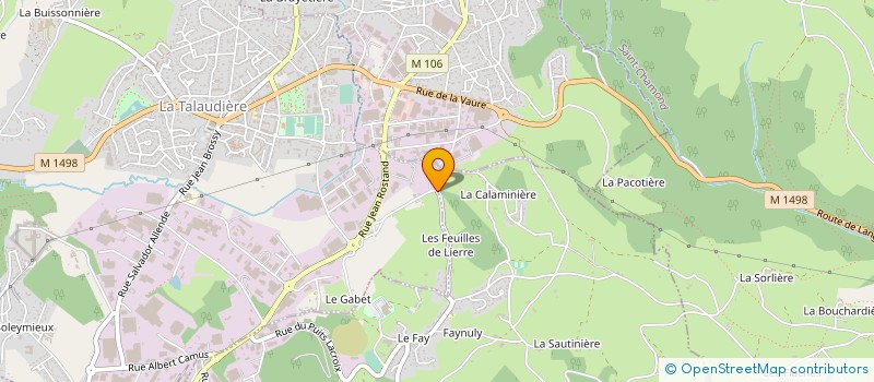 localisation de l'entreprise MONSIEUR JEAN JACQUES GRANGIER  SAINT-JEAN-BONNEFONDS