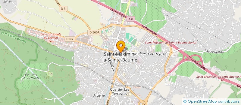 localisation de l'entreprise MONSIEUR JEAN-JACQUES GRISOLLE à SAINT-MAXIMIN-LA-SAINTE-BAUME