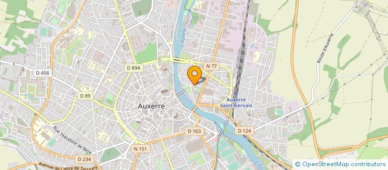 localisation de l'entreprise MONSIEUR JEAN-JACQUES GROSS à AUXERRE