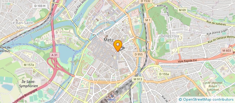 localisation de l'entreprise MONSIEUR JEAN JACQUES GUERY  METZ