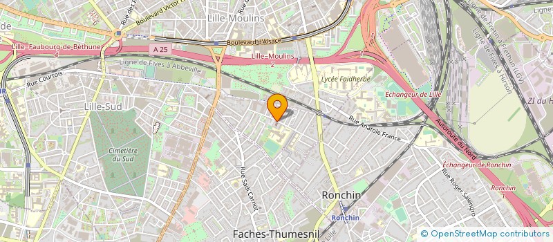 localisation de l'entreprise MONSIEUR JEAN-JACQUES HARBONNIER  LILLE