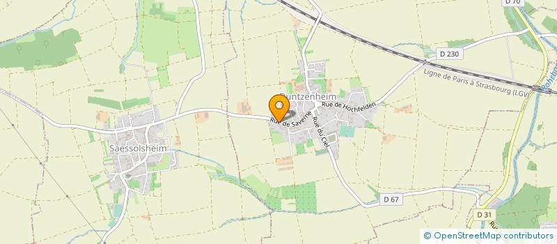 localisation de l'entreprise MONSIEUR JEAN-JACQUES HATT  DUNTZENHEIM