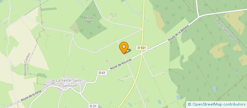 localisation de l'entreprise MONSIEUR JEAN-JACQUES HAUDRECHY  LA FERTE SAINT SAMSON