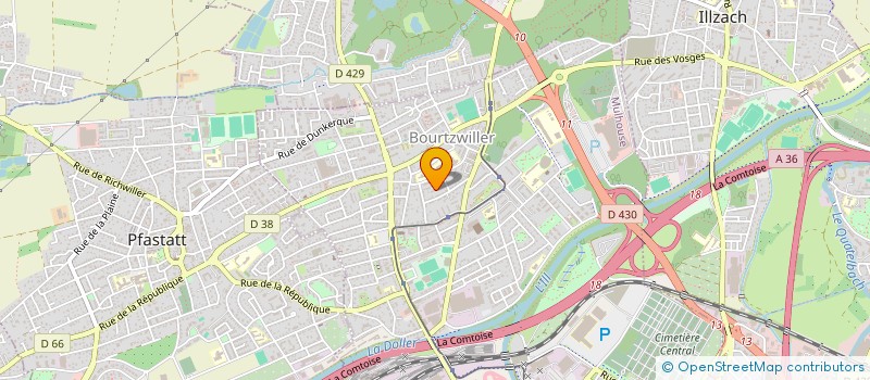 localisation de l'entreprise MONSIEUR JEAN-JACQUES HELD  MULHOUSE