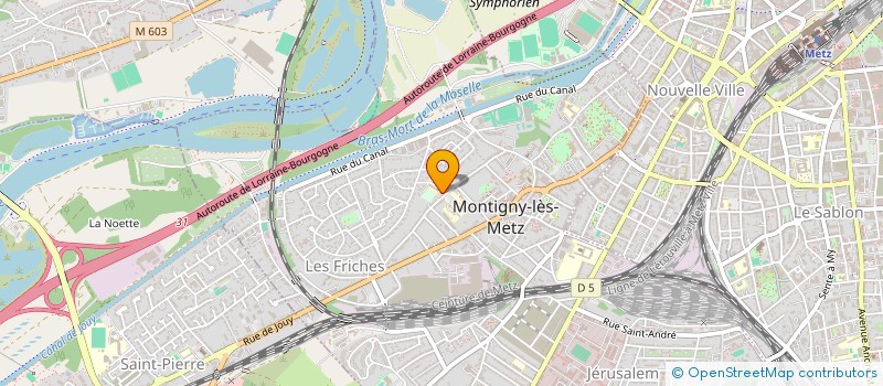 localisation de l'entreprise MONSIEUR JEAN-JACQUES HENRY à MONTIGNY-LES-METZ