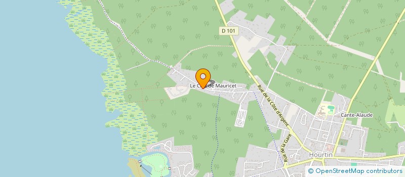 localisation de l'entreprise MONSIEUR JEAN JACQUES HERAUD  HOURTIN