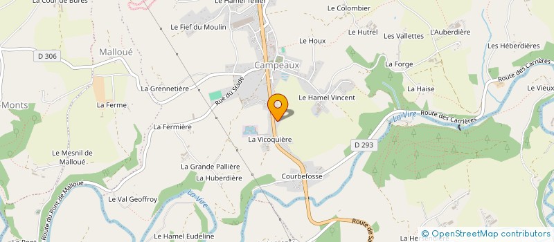 localisation de l'entreprise MONSIEUR JEAN-JACQUES HUET  VALDALLIERE