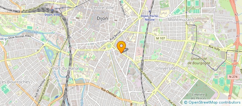 localisation de l'entreprise MONSIEUR JEAN-JACQUES IGNART  DIJON