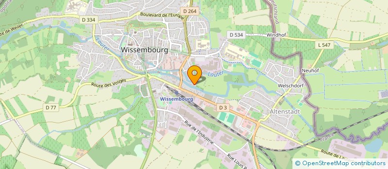 localisation de l'entreprise MONSIEUR JEAN JACQUES JAUTZY  CLEEBOURG