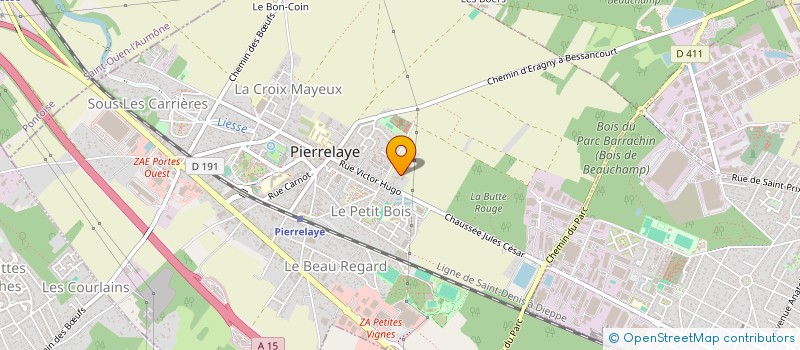 localisation de l'entreprise MONSIEUR JEAN-JACQUES JOMARD  PIERRELAYE