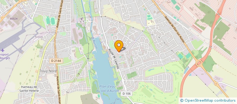 localisation de l'entreprise MONSIEUR JEAN JACQUES JORANDON  BOURGES