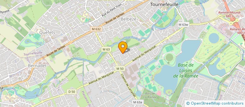 localisation de l'entreprise MONSIEUR JEAN-JACQUES JOUSSELLIN  TOURNEFEUILLE