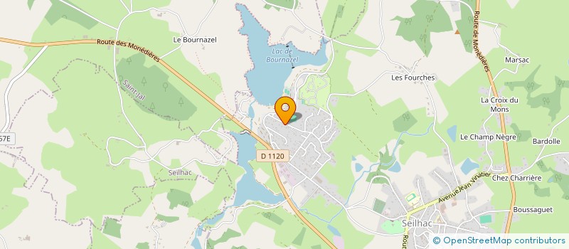 localisation de l'entreprise MONSIEUR JEAN-JACQUES JUILLARD-CONDAT  SEILHAC