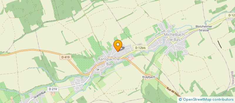 localisation de l'entreprise MONSIEUR JEAN-JACQUES KARRER  RANSPACH-LE-BAS