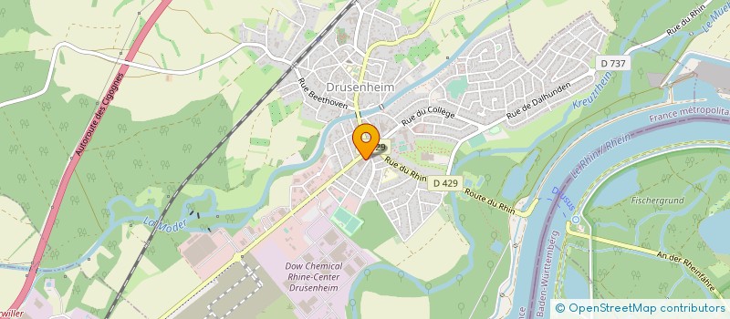 localisation de l'entreprise MONSIEUR JEAN-JACQUES KLINGLER  DRUSENHEIM