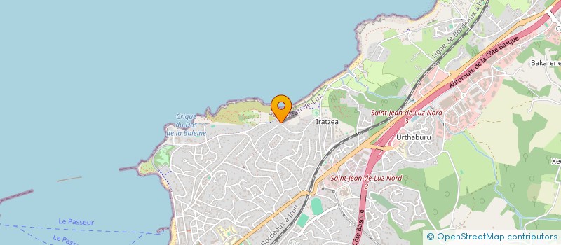 localisation de l'entreprise MONSIEUR JEAN-JACQUES LABATTUT à SAINT-JEAN-DE-LUZ