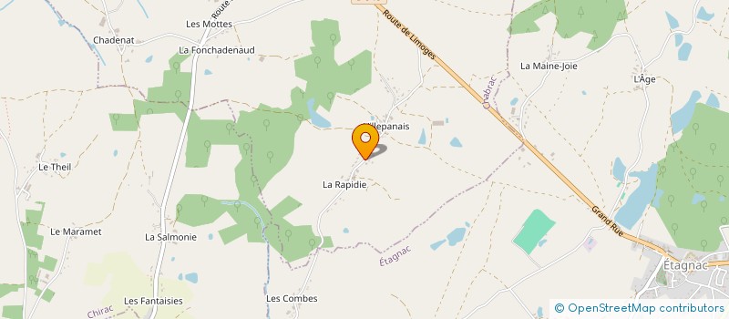 localisation de l'entreprise MONSIEUR JEAN-JACQUES LABREGERE à CHABRAC