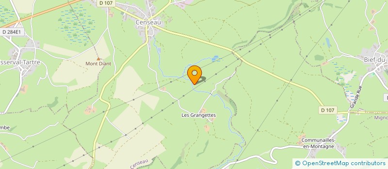 localisation de l'entreprise MONSIEUR JEAN-JACQUES LACHAT  CENSEAU