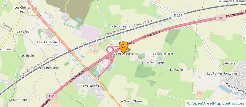 localisation de l'entreprise MONSIEUR JEAN-JACQUES LACIRE  CHANGE