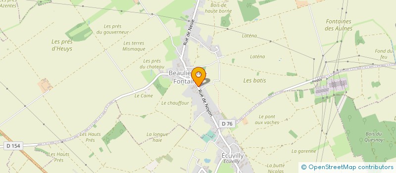 localisation de l'entreprise MONSIEUR JEAN JACQUES LACROIX  BEAULIEU-LES-FONTAINES