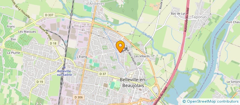 localisation de l'entreprise MONSIEUR JEAN-JACQUES LANCIA  BELLEVILLE-EN-BEAUJOLAIS