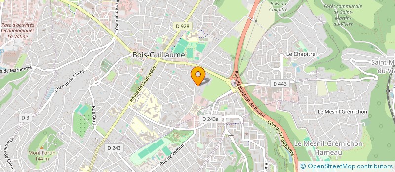localisation de l'entreprise MONSIEUR JEAN-JACQUES LANDEL à BOIS-GUILLAUME