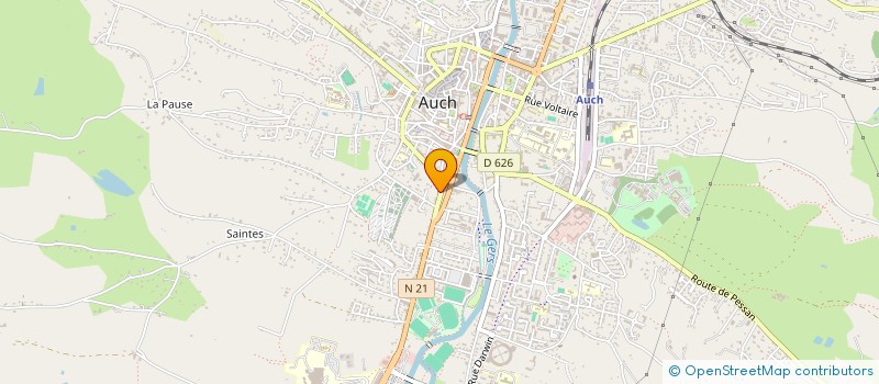 localisation de l'entreprise MONSIEUR JEAN-JACQUES LANNES  AUCH
