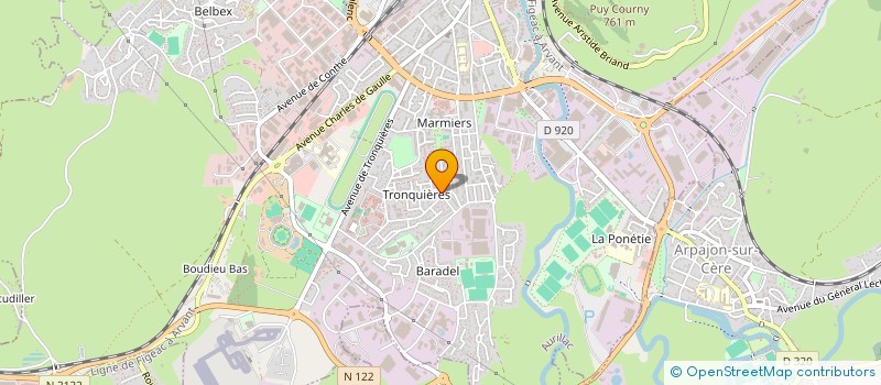 localisation de l'entreprise MONSIEUR JEAN-JACQUES LAPARRA à AURILLAC