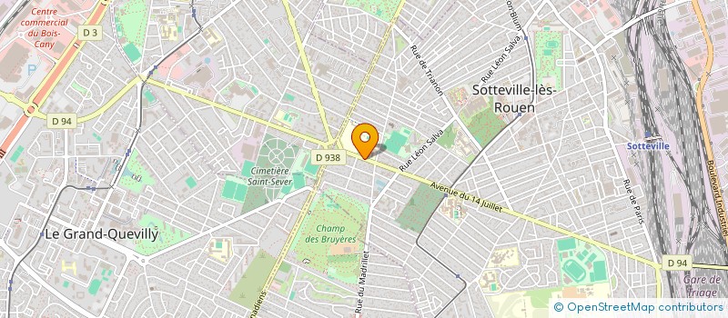 localisation de l'entreprise MONSIEUR JEAN-JACQUES LAURENT  SOTTEVILLE-LES-ROUEN