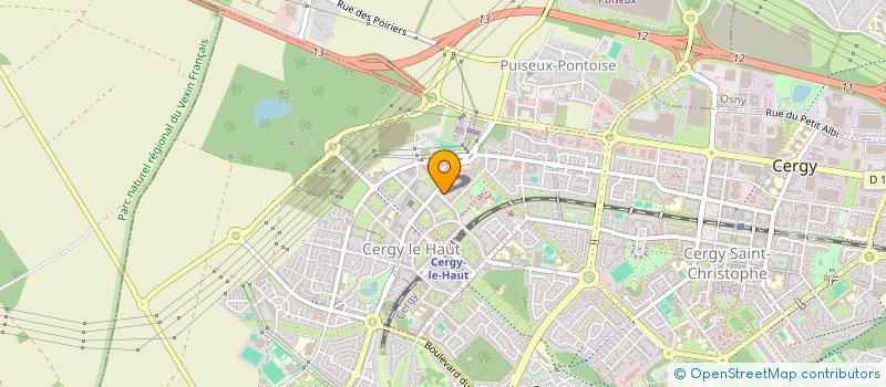 localisation de l'entreprise MONSIEUR JEAN JACQUES LE  CERGY