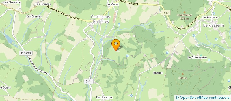 localisation de l'entreprise MONSIEUR JEAN JACQUES LE GAL  MONTMELARD