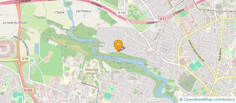 localisation de l'entreprise MONSIEUR JEAN-JACQUES LE JEUNE  AVRILLE