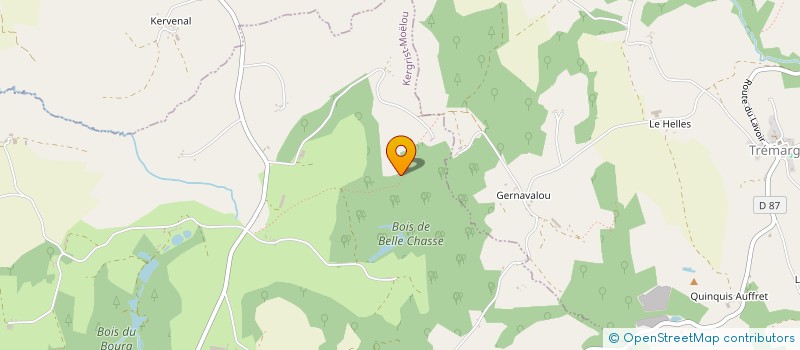 localisation de l'entreprise MONSIEUR JEAN JACQUES LE NEUN  MELLIONNEC