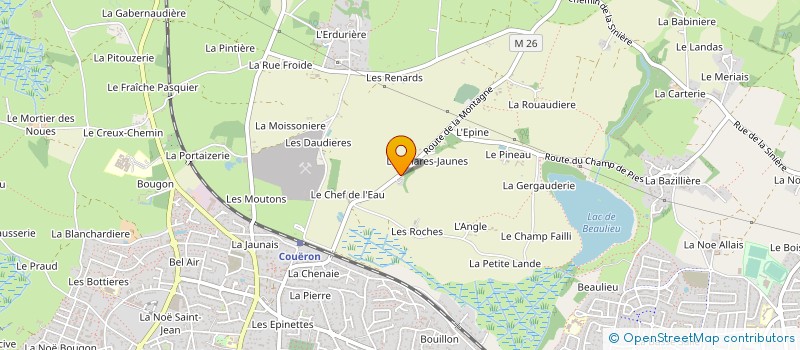 localisation de l'entreprise MONSIEUR JEAN-JACQUES LEBRUN à COUERON