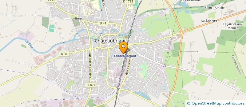 localisation de l'entreprise MONSIEUR JEAN-JACQUES LEFEUVRE à CHATEAUBRIANT