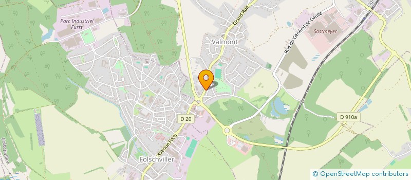 localisation de l'entreprise MONSIEUR JEAN-JACQUES LEITNER  VALMONT