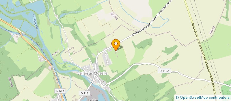 localisation de l'entreprise MONSIEUR JEAN JACQUES LEMOINE  VIRECOURT