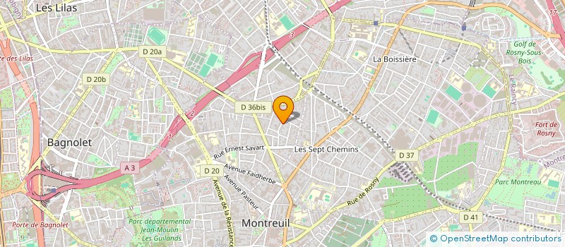 localisation de l'entreprise MONSIEUR JEAN'JACQUES LEONE à MONTREUIL