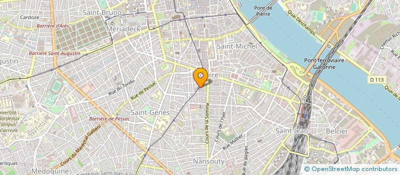 localisation de l'entreprise MONSIEUR JEAN JACQUES LESIEUR  BORDEAUX