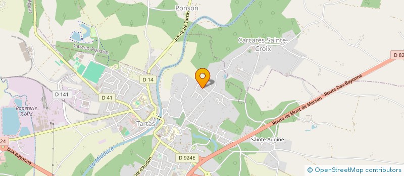 localisation de l'entreprise MONSIEUR JEAN JACQUES LESTAGE  MEILHAN