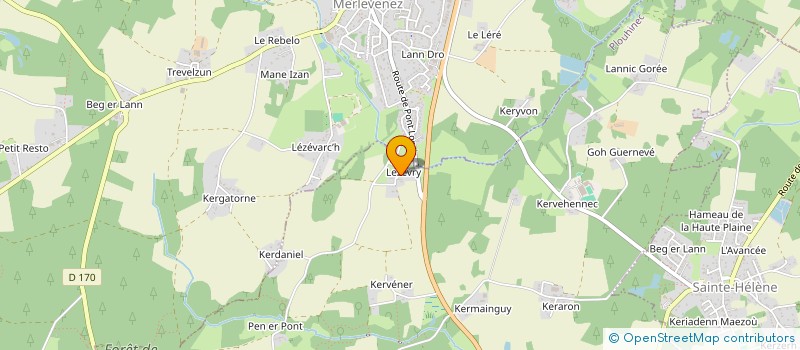 localisation de l'entreprise MONSIEUR JEAN-JACQUES LESTROHAN à PLOUHINEC
