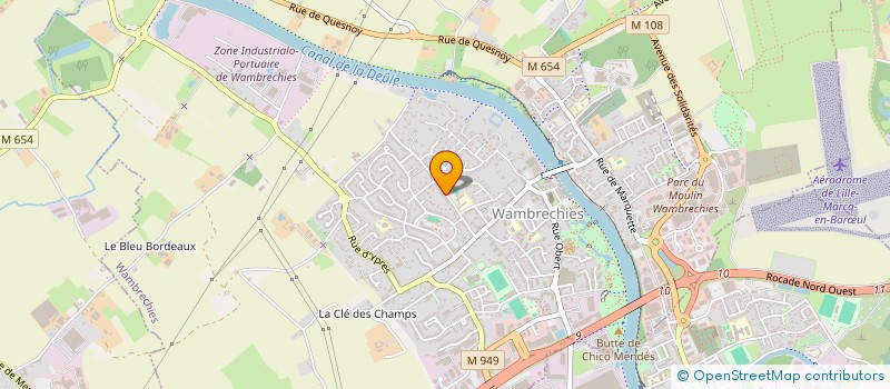 localisation de l'entreprise MONSIEUR JEAN JACQUES LEY  WAMBRECHIES