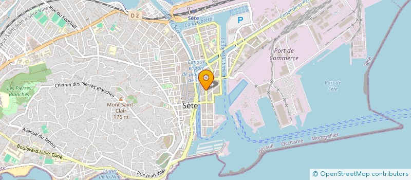 localisation de l'entreprise MONSIEUR JEAN-JACQUES LOGEAIS  SETE