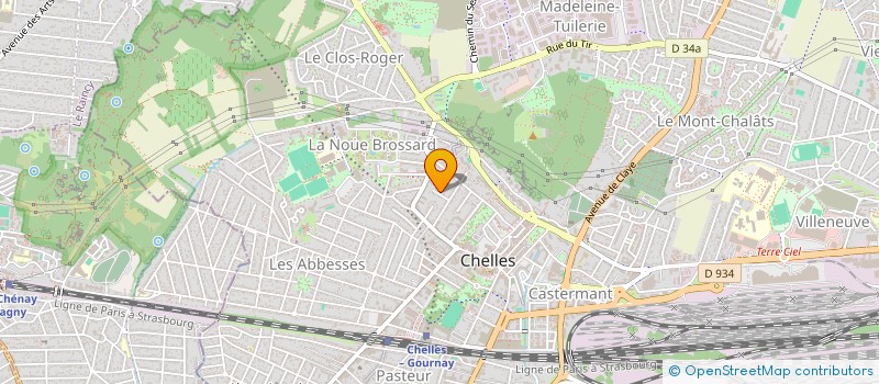 localisation de l'entreprise MONSIEUR JEAN JACQUES LONNI  CHELLES